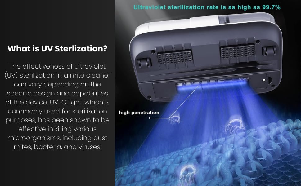 Inno Prods Home Improvement Rechargeable Cordless Powerful Vacuum Cleaner – HEPA Suction with UV Sterilization | Sofa , Matress, Carpet Vaccum Cleaner