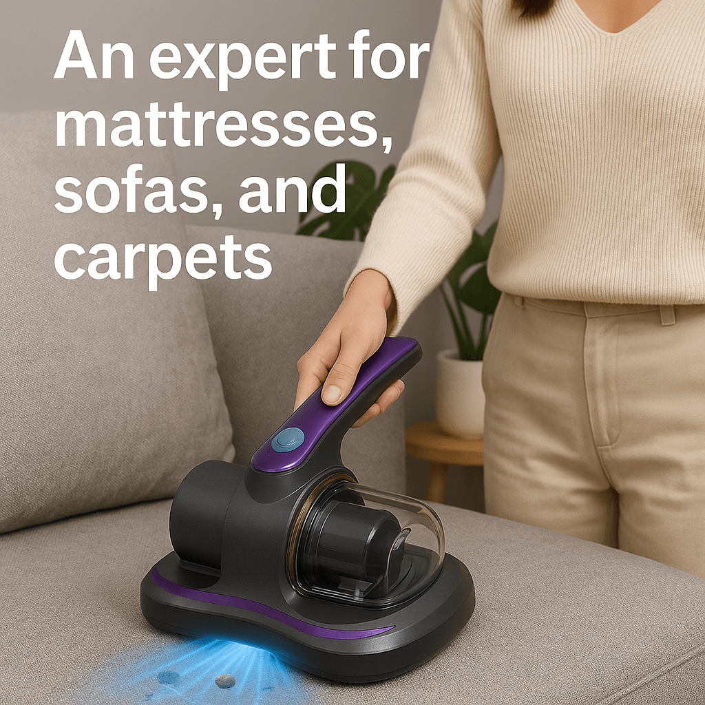 Inno Prods Home Improvement Rechargeable Cordless Powerful Vacuum Cleaner – HEPA Suction with UV Sterilization | Sofa , Matress, Carpet Vaccum Cleaner