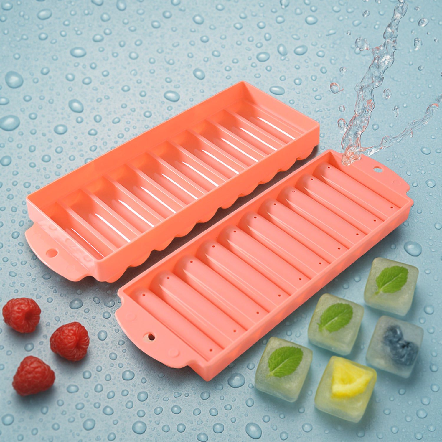 Inno Prods Home & Kitchen Compact Plastic Ice Stick Tray (2 Pc)