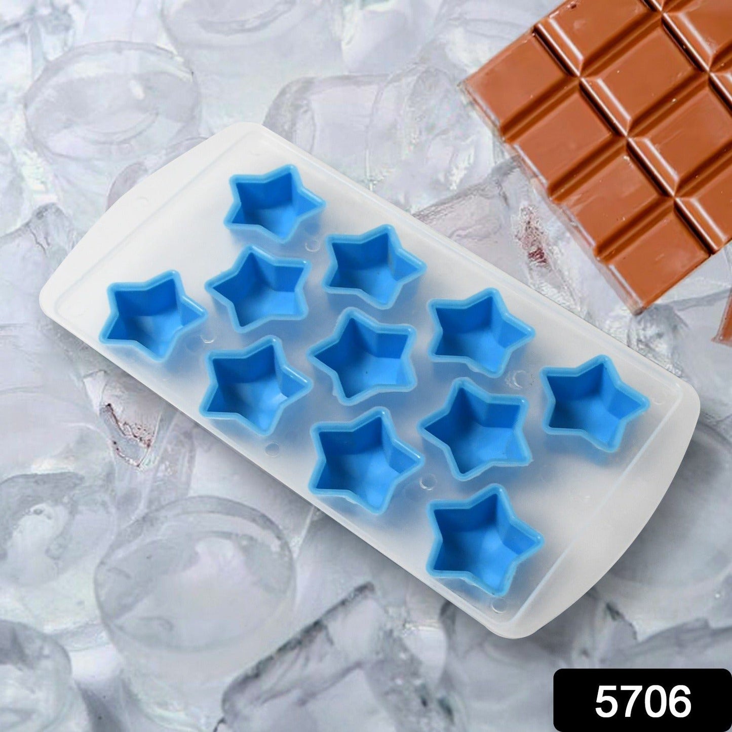 Inno Prods Home & Kitchen Silicone Mold Ice Cube Tray Creative Sweet Multi Type Ice Mold (Pack of 3)