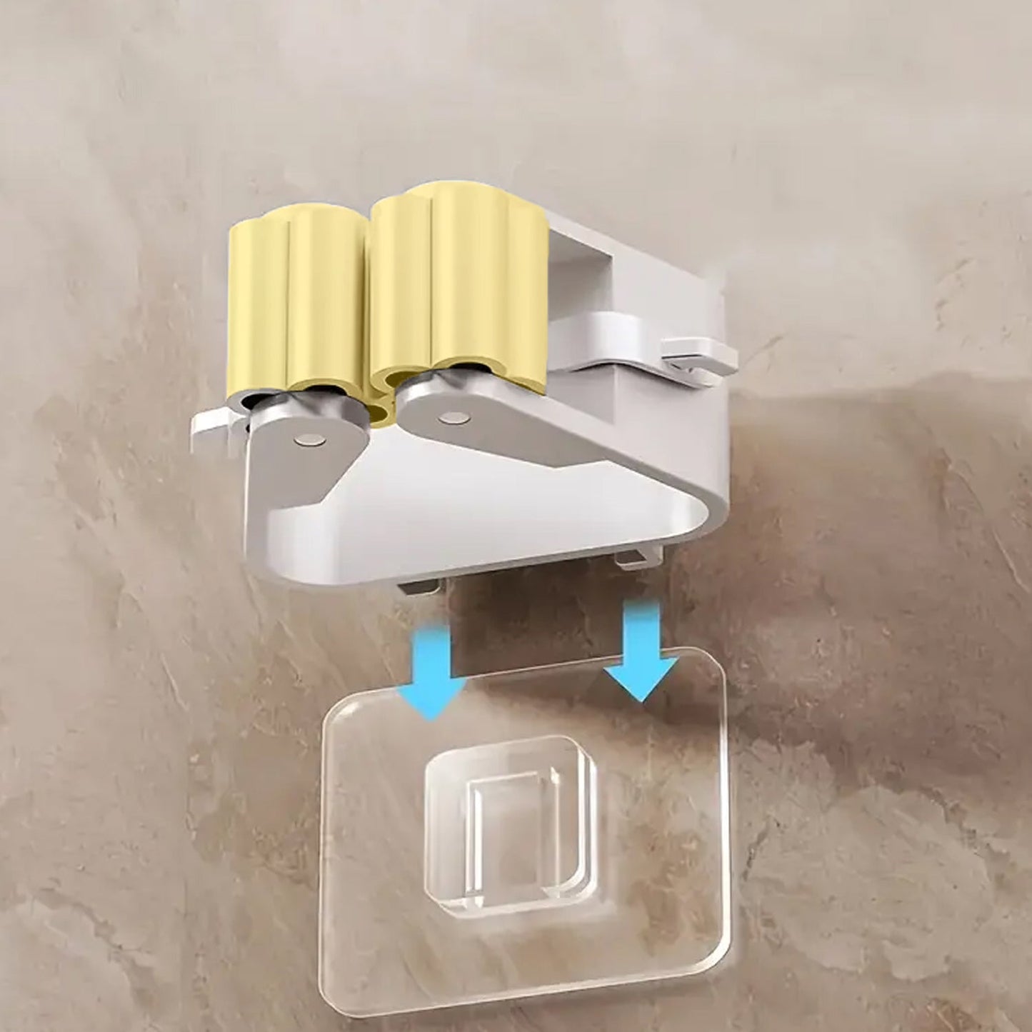 Premium 3M Heavy Weight Self Adhesive Multipurpose Mop / Broom Holder 
