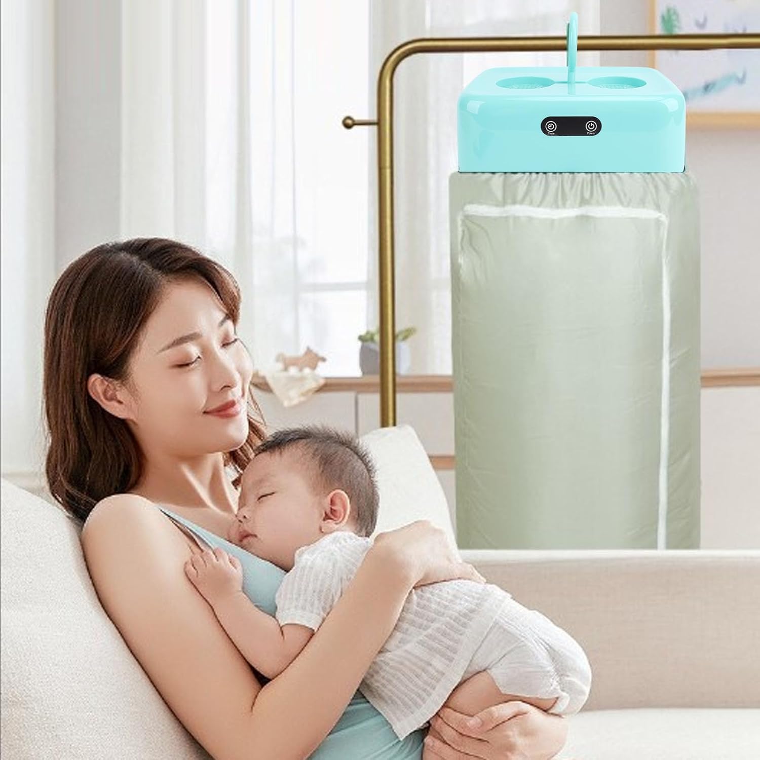 Wukusy Home Improvement Portable Clothes Folding Dryer Portable Dryer (1 Pc)