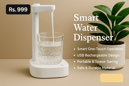 Wukusy Home Improvement Smart USB Table Water Dispenser – Portable One-Button Pump